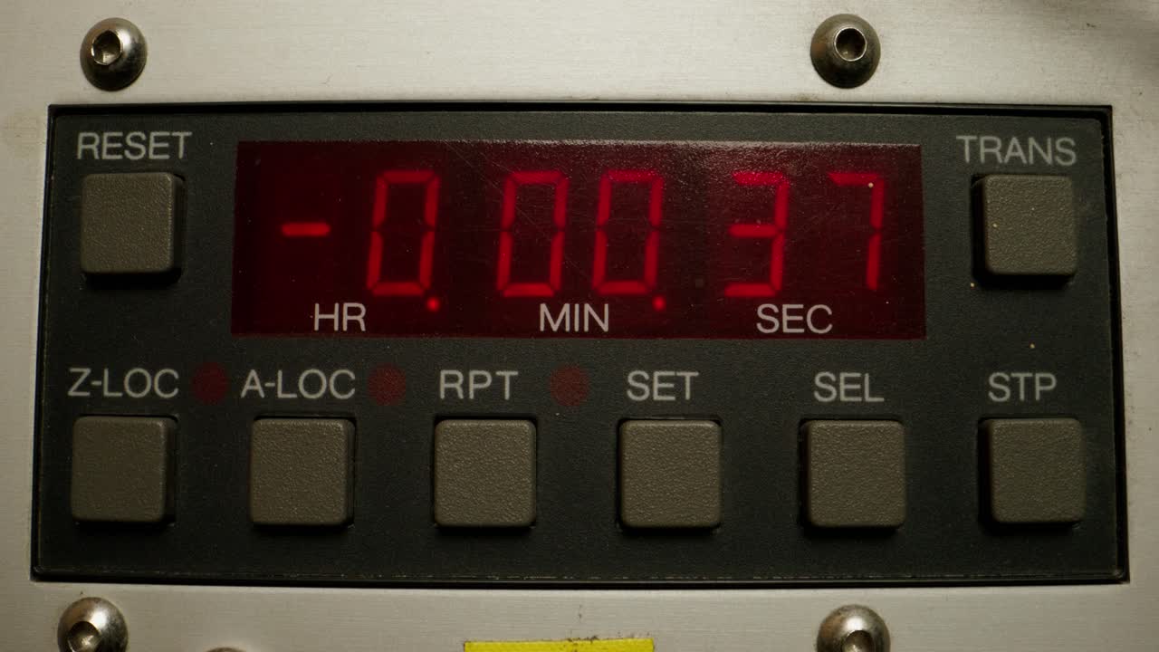 промышленная панель управления с дисплеем таймера