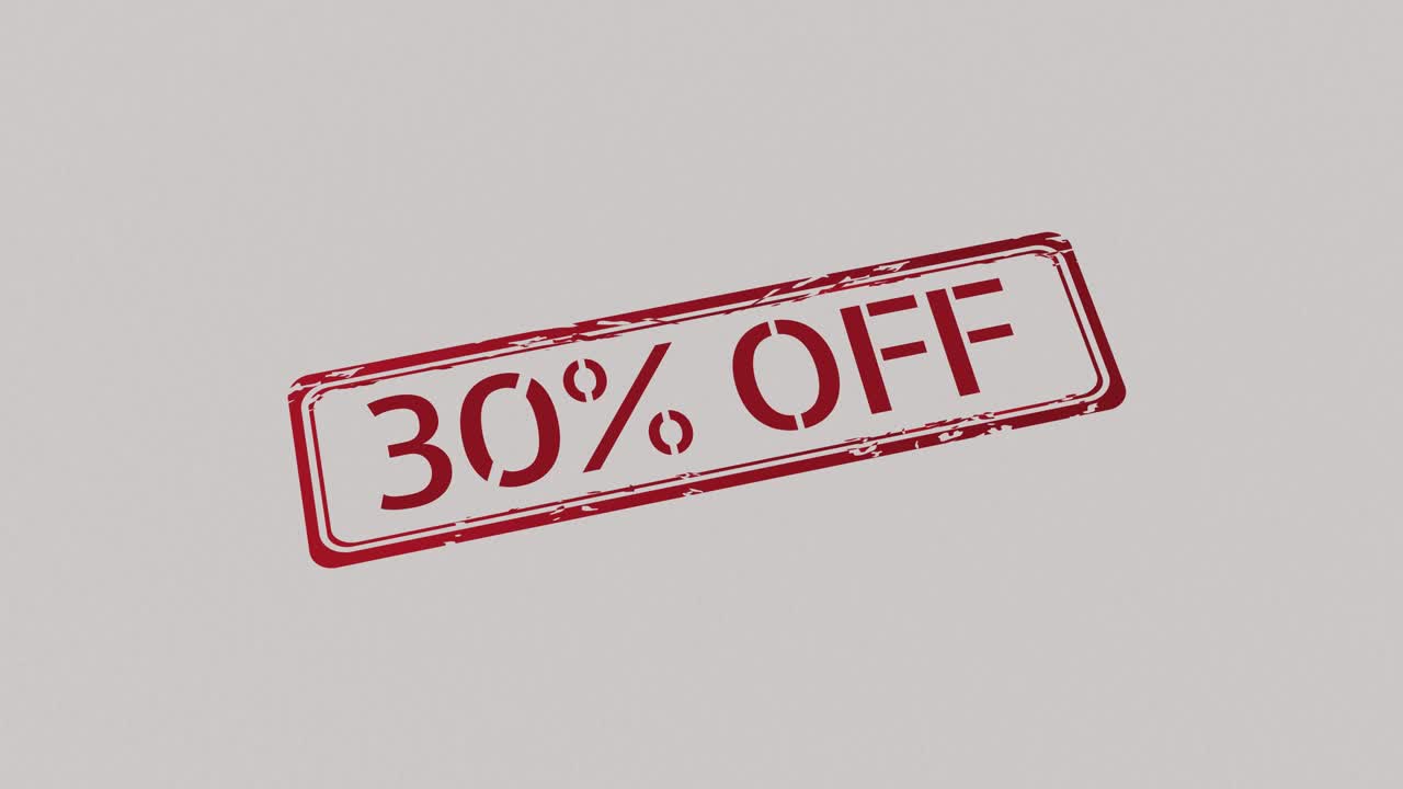 30% de descuento en el sello