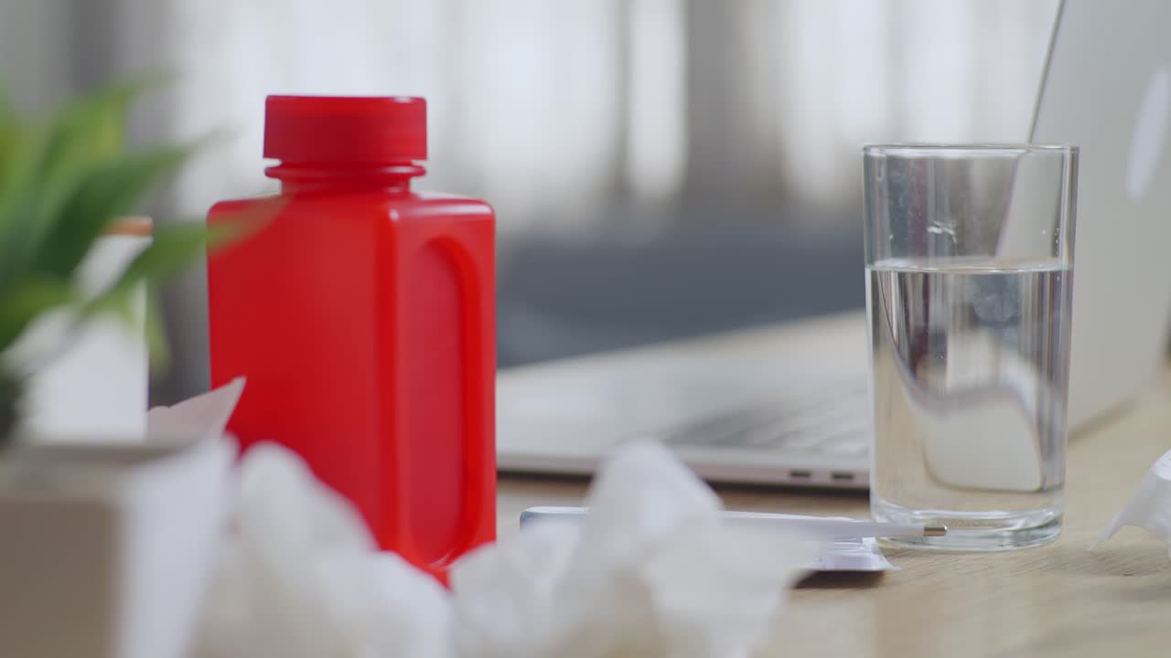 día de enfermedad en el hogar