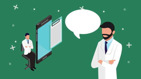 doctor and patient online consultation