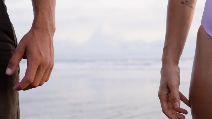 People holding hands