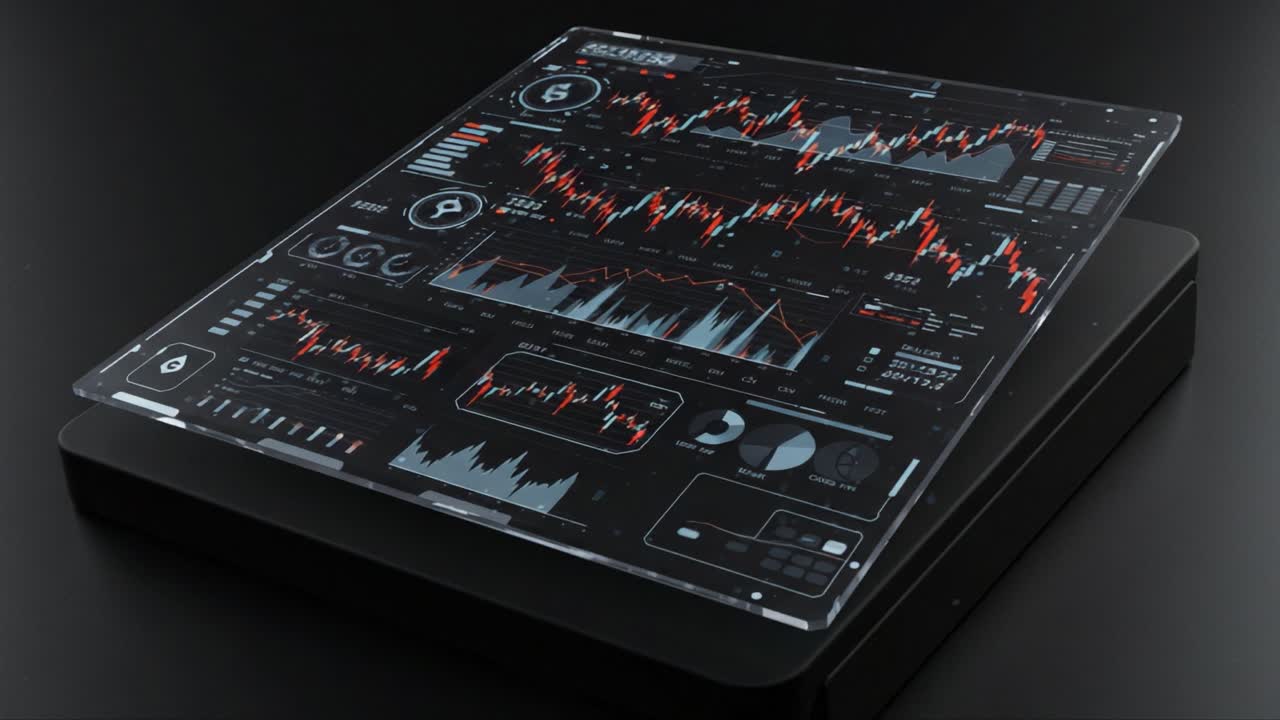 An Innovative Data Visualization Display Showcasing Complex Graphs, Metrics, and Trends for Enhanced Analytical Insight and Decision-Making in Modern Data Science