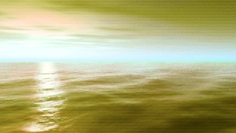 fondo de movimiento que muestra 3d animado líquido en movimiento que fluye reflejos de efecto onda ondulada
