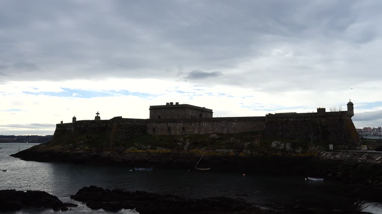 Castillo de San Antón. La Coruña, Spanien. Aufnahmen in Spanien.