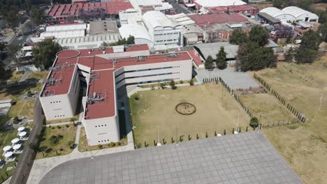 aerial view showcasing the beautiful and arid campus of the university of mexico