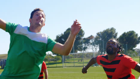 players playing soccer in the field 4k