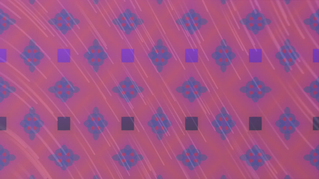 움직이는 모양 위에 있는 빛의 흔적의 애니메이션