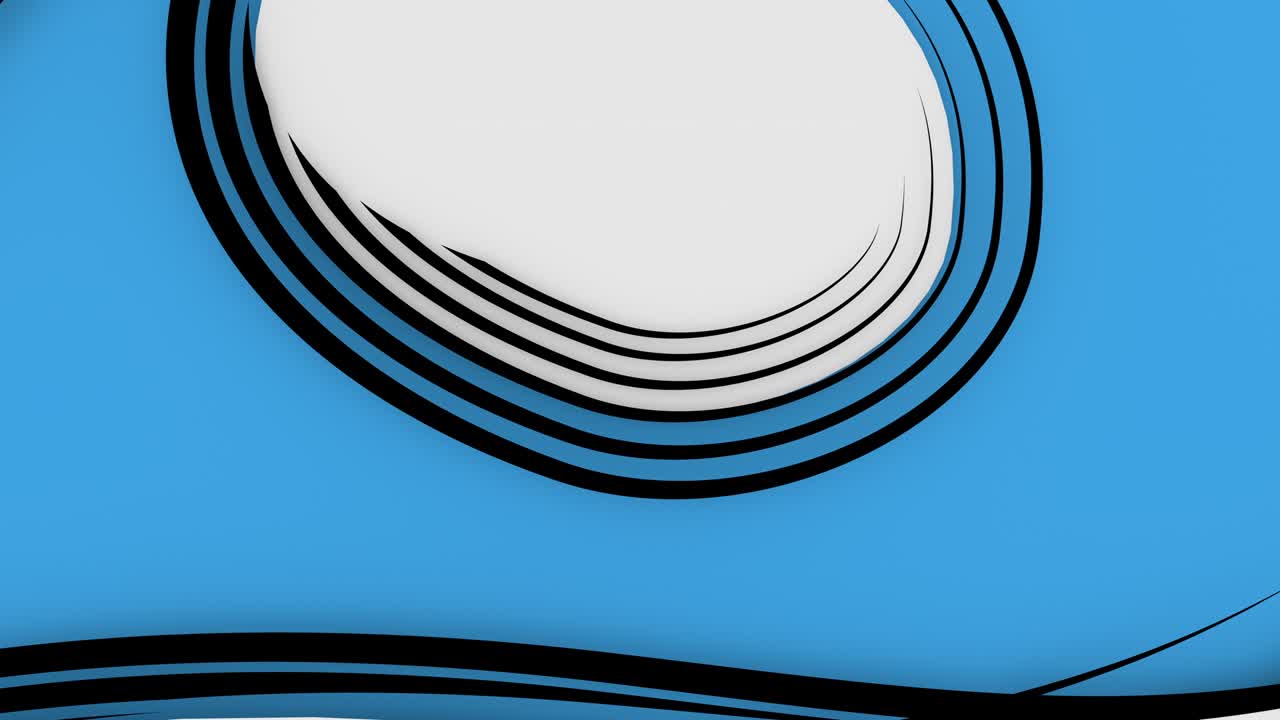 animación 2d, viajando en círculos y curvas con efecto de velocidad