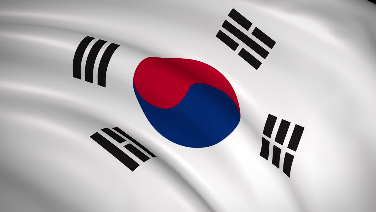 Bandera nacional de Corea del Sur