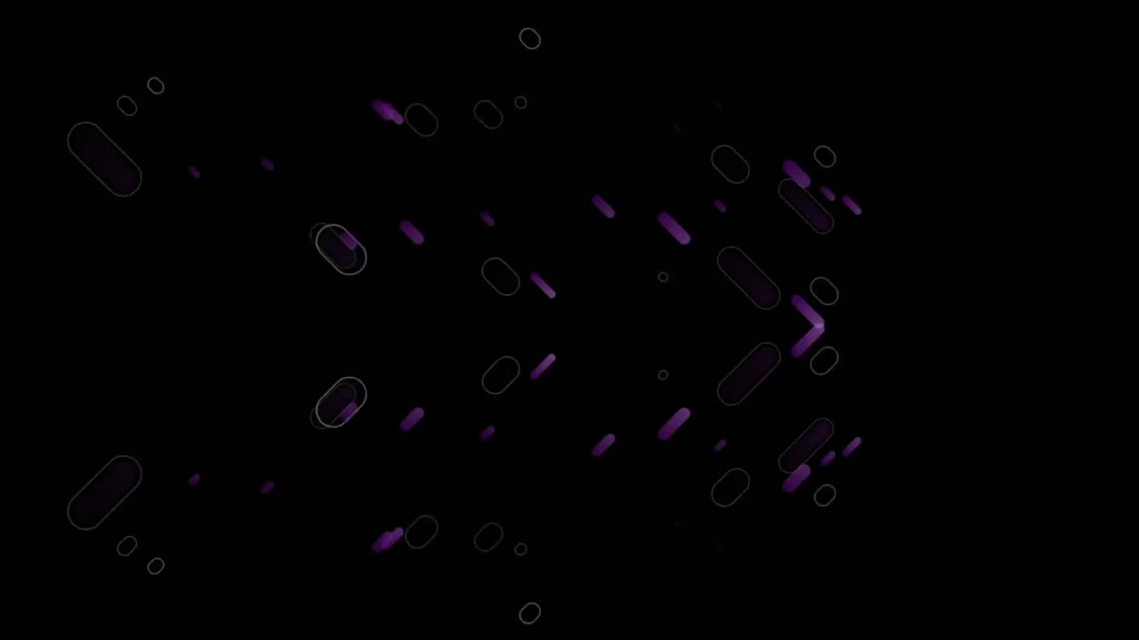 Crossed purple trails on black background