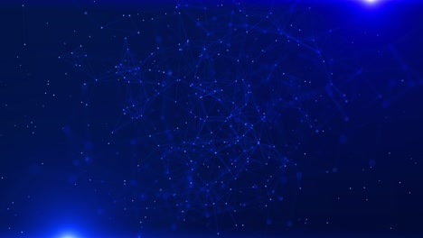 digital plexus tunnel digital technology circle tunnel polygon plexus data network background
