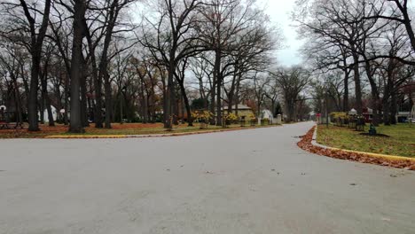 low push to the entrance of mcgraft park in muskegon