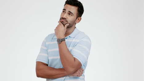 hombre, pensamiento e ideas en el estudio