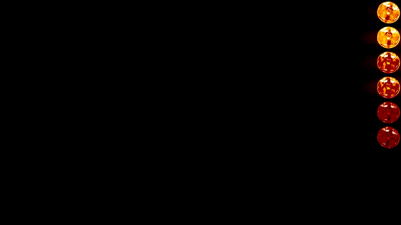 4k Animated flashing lights wall background.