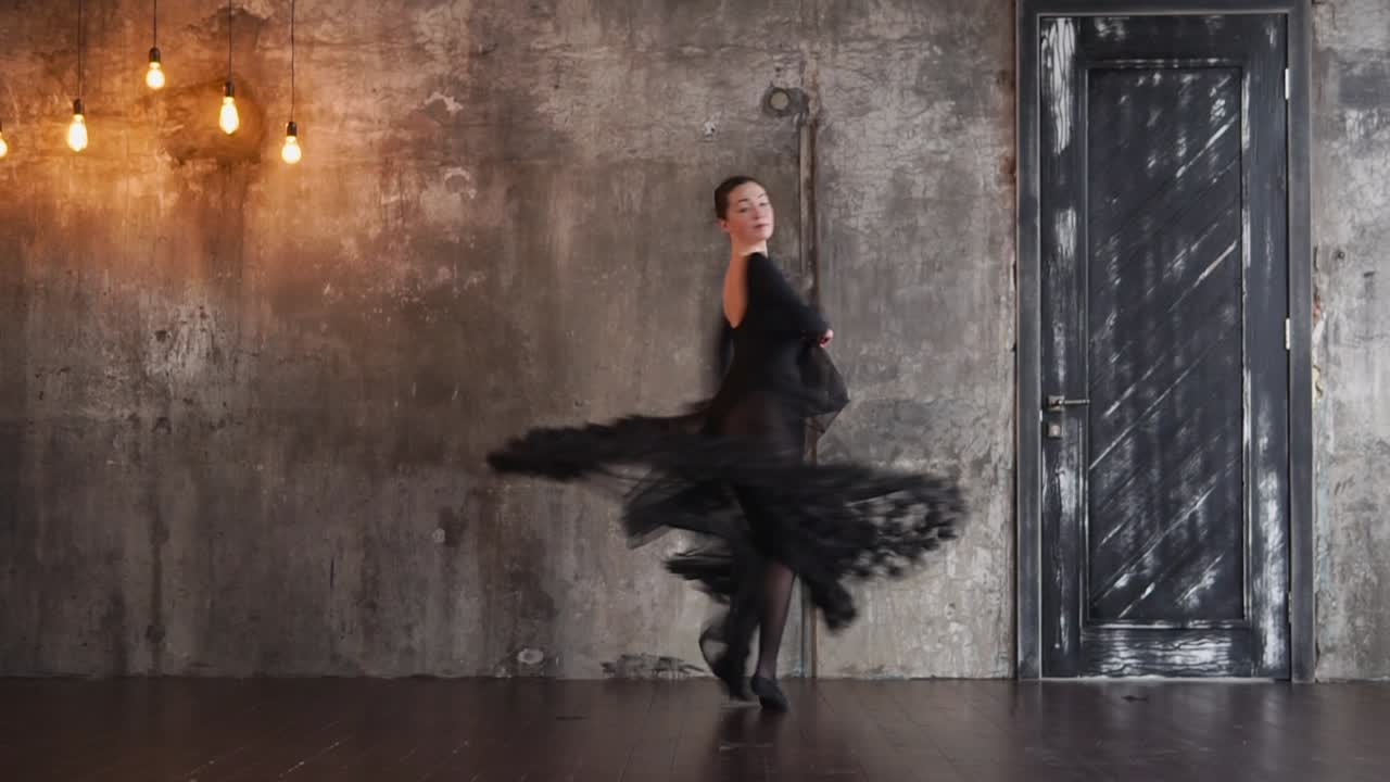 Flamenco Dancer in a Studio