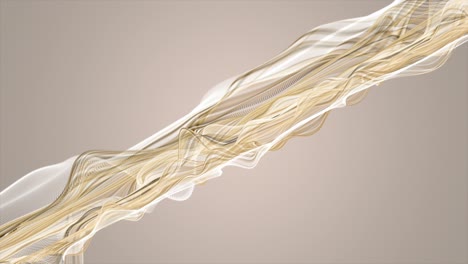 fantastic animation with particle wave object in slow motion and space for text, 4096x2304 loop 4k