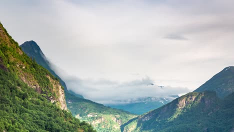 Timelapse-Geiranger-fjord-Norway