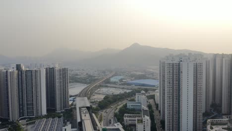 railway-and-road-in-a-suburb-area-during-a-day-very-polluted-day