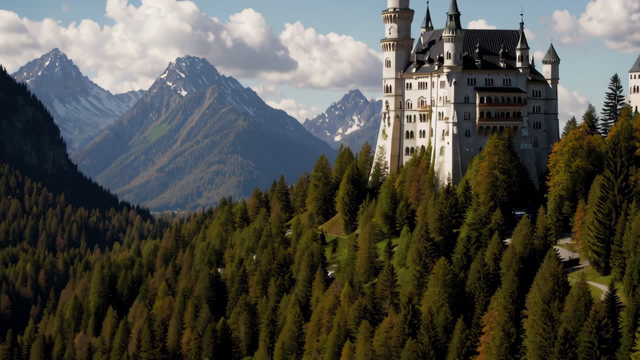 Neuschwanstein Castle and Uniform Detail