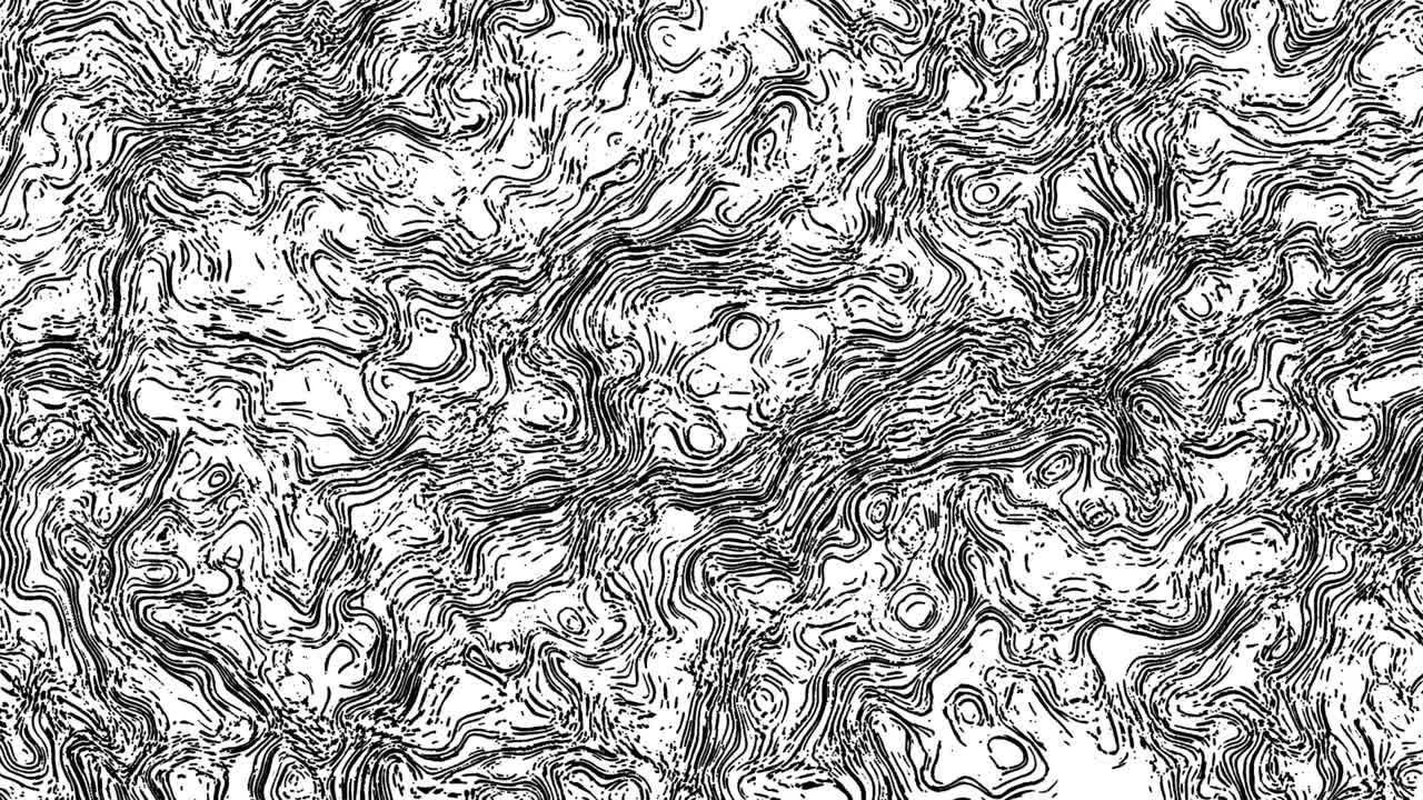 textura fluida animada de líneas giratorias