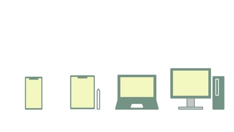 this is a wifi connection image loop animation of a digital device.