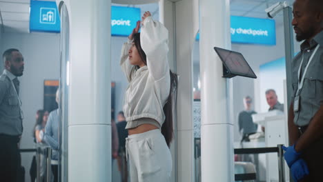 control de seguridad del aeropuerto