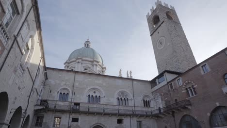 dom of brescia in the old town
