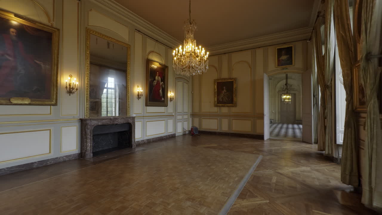Grand Hall of a Historical Palace