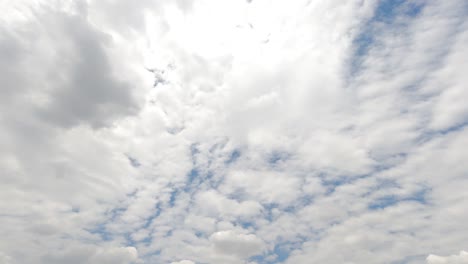 Endless flowing tranquil soaring clouds, dreamy expansive formations