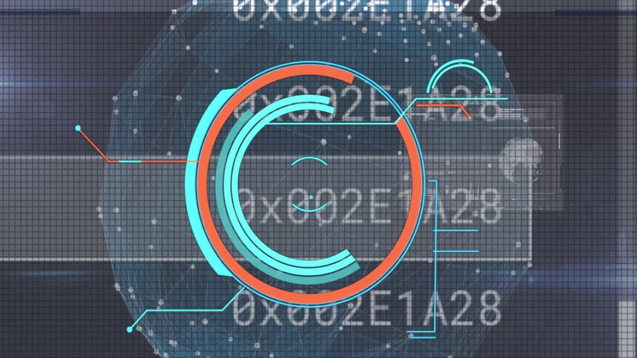 전 세계 데이터 프로세싱의 애니메이션