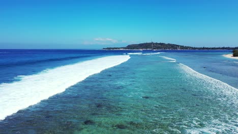 Makelloser-Weißer-Sandstrand-Und-Sandbank-Der-Insel-Bantayan