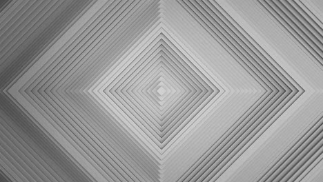 sequential movement of the white square rings. the concept of wave and motion. minimalistic 3d business background. a game of shadows. the pattern