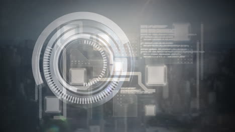 round scanner against data processing