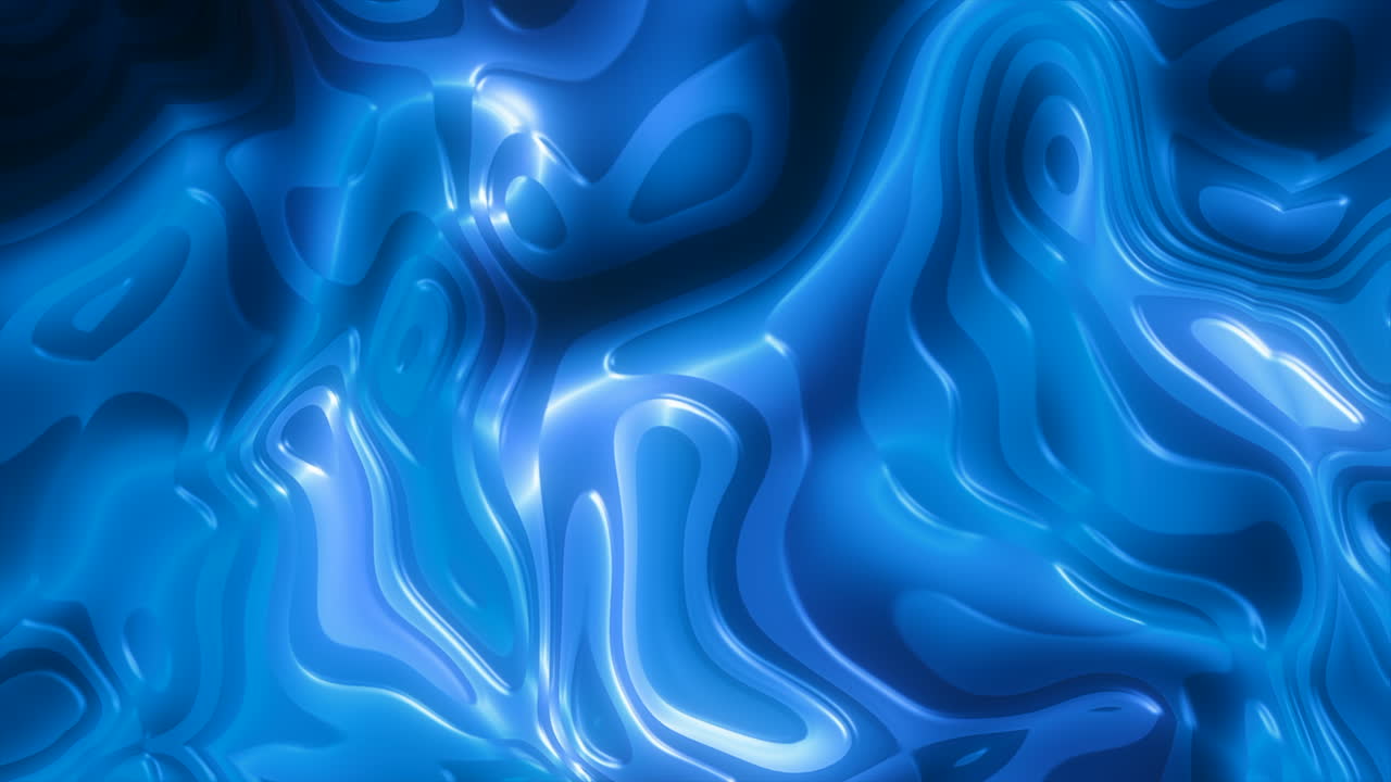 Abstract Blue Liquid Texture