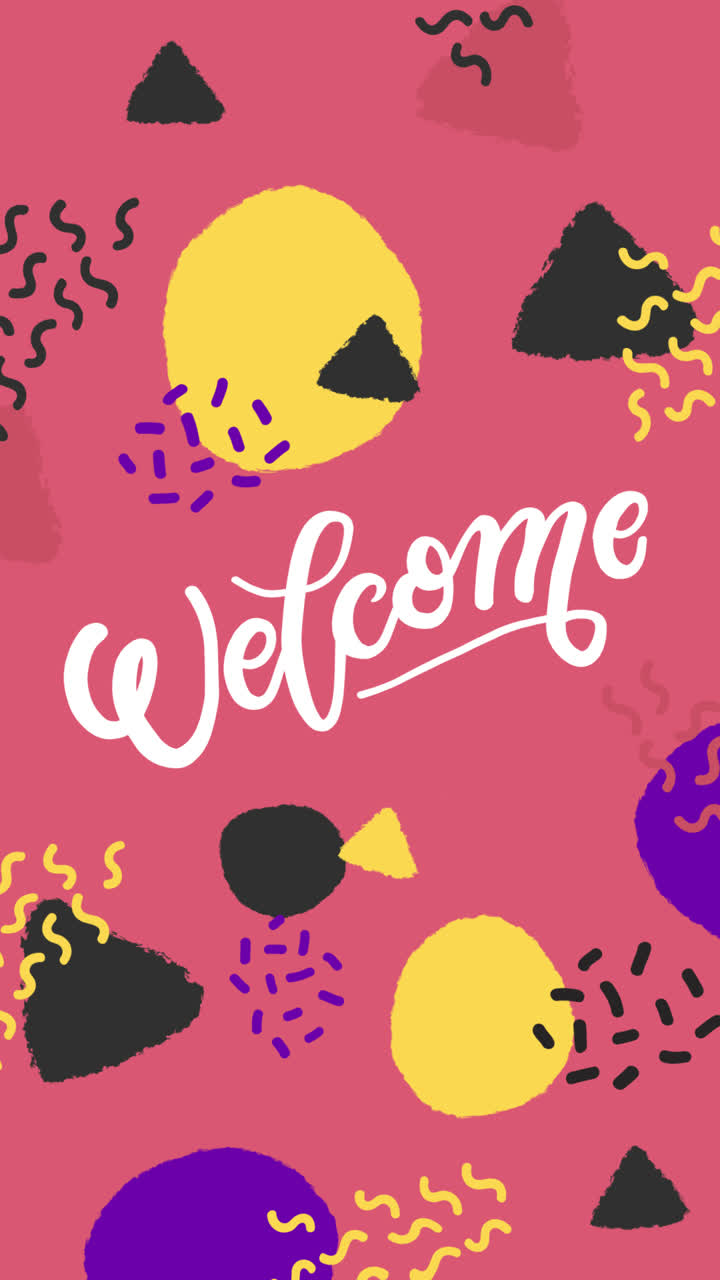 Welcome Graphic Design Poster