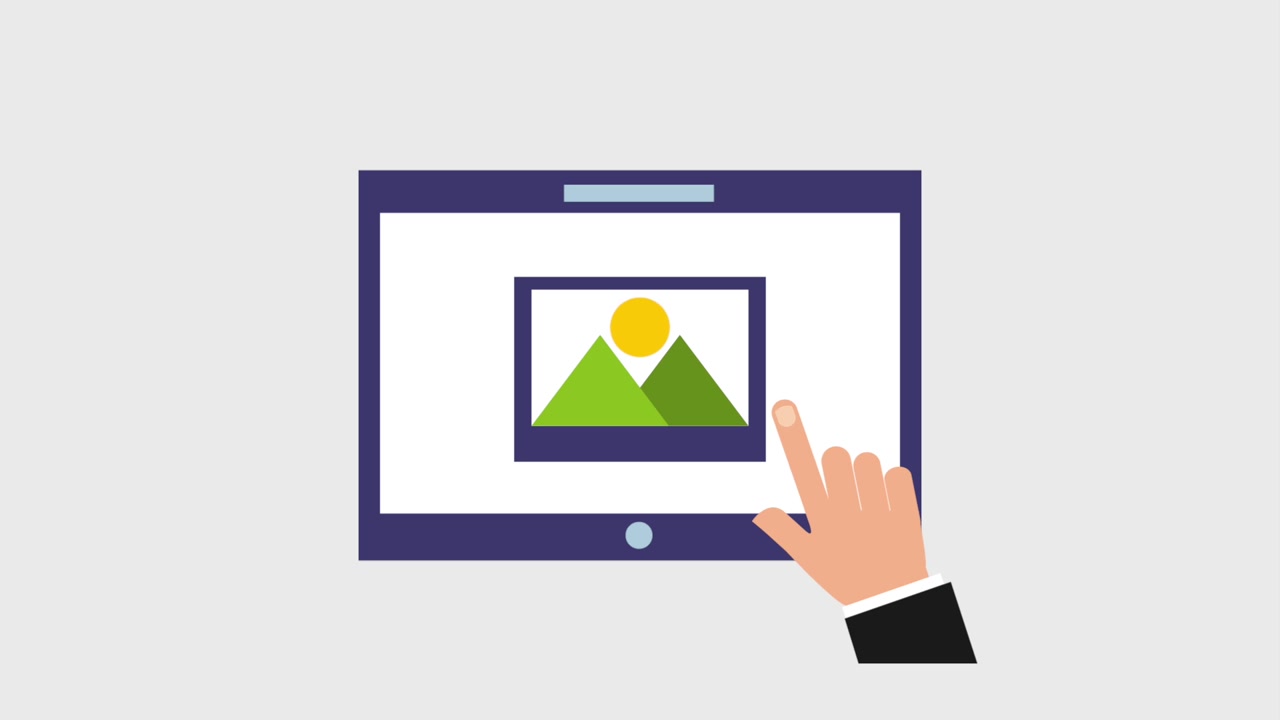 photograph of mountains and sun icons