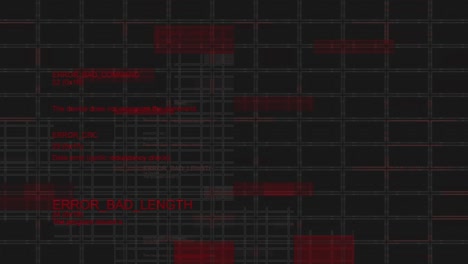 no hay señal de mal funcionamiento o pirateo en el monitor de pantalla roja