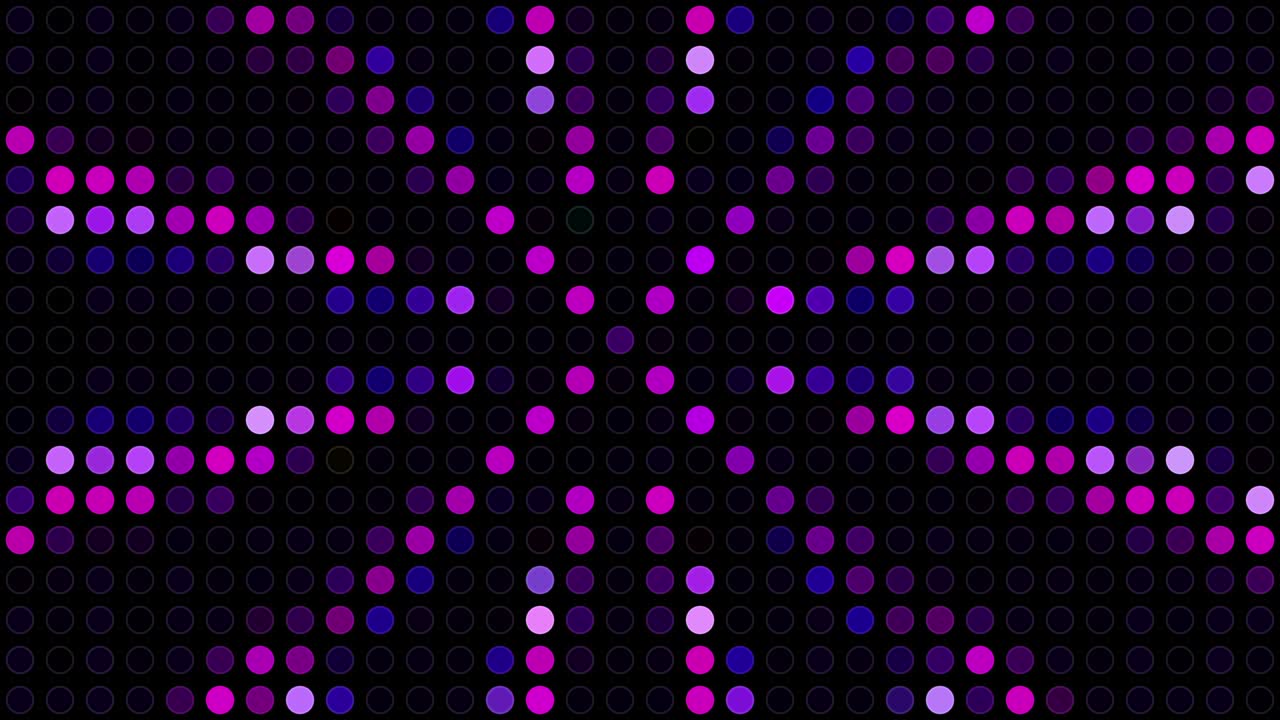 sfondo disco con cerchi dinamici blu e rosa. grandi pixel per schermi da concerto.