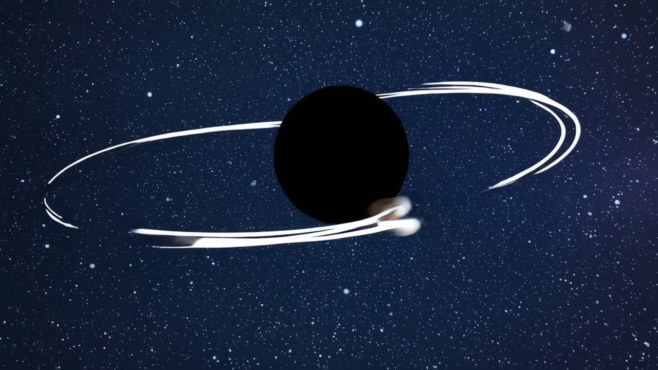 agujero negro con disco de acreción