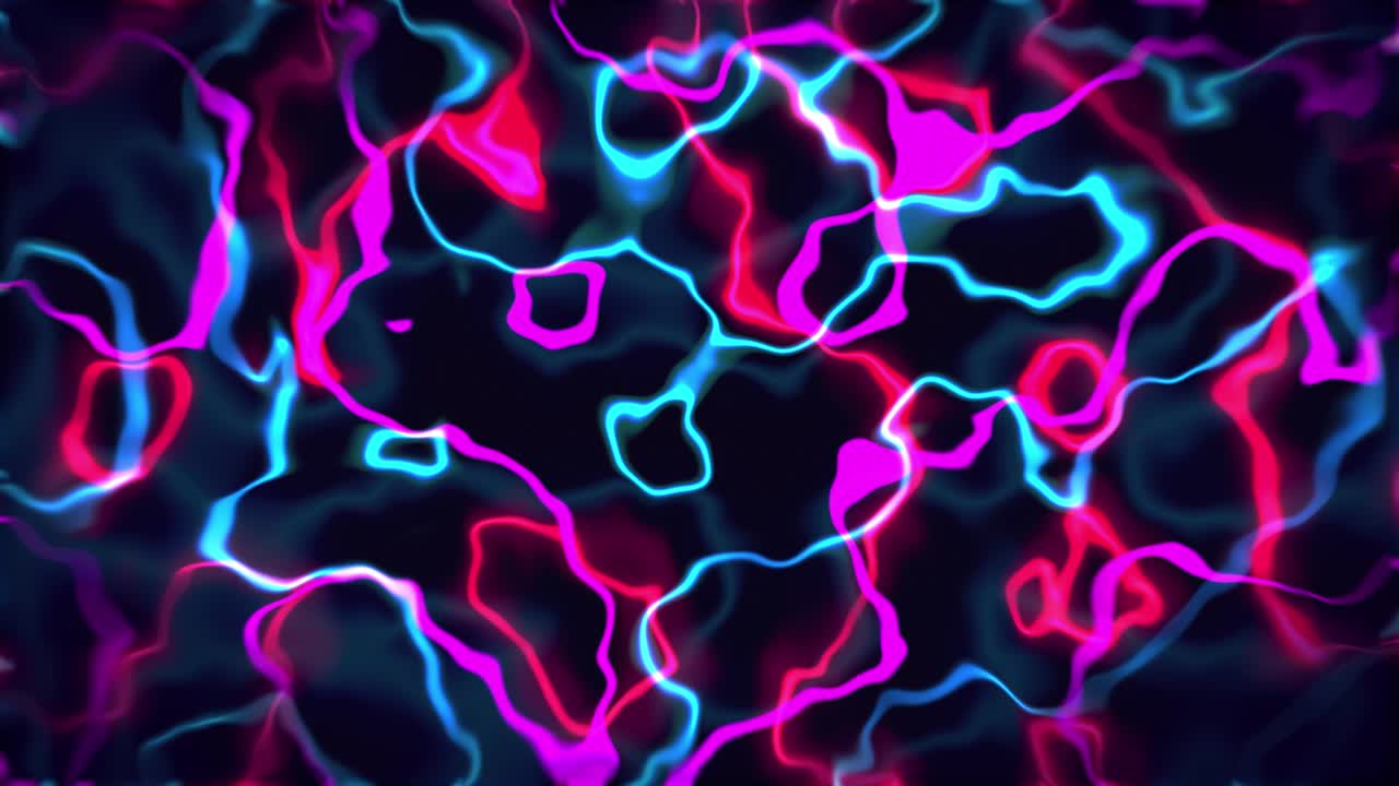 animación de línea completa de color abstracto de 4k - bucle