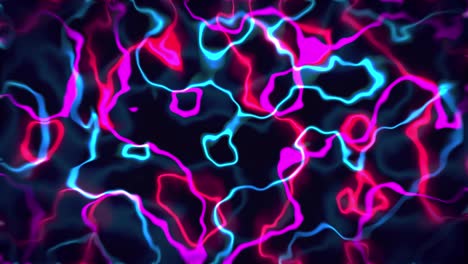 4k abstract colerfull line animation - loop