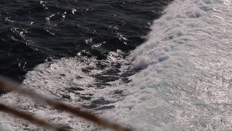 static-slow-motion-shot-from-cruise-ship-for-the-ocean-creating-waves-and-splashes