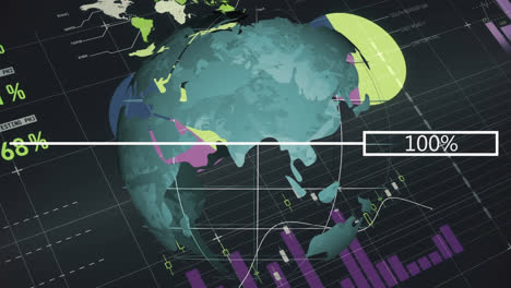 Animation-of-statistics-over-globe-data-processing-and-grid