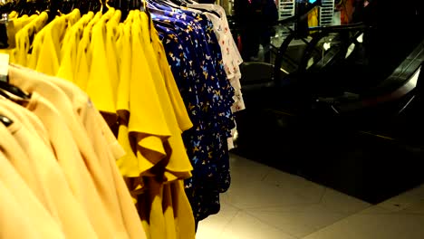 shopping in europe. the choice of goods in the outlet.	discounts in shops of europe.