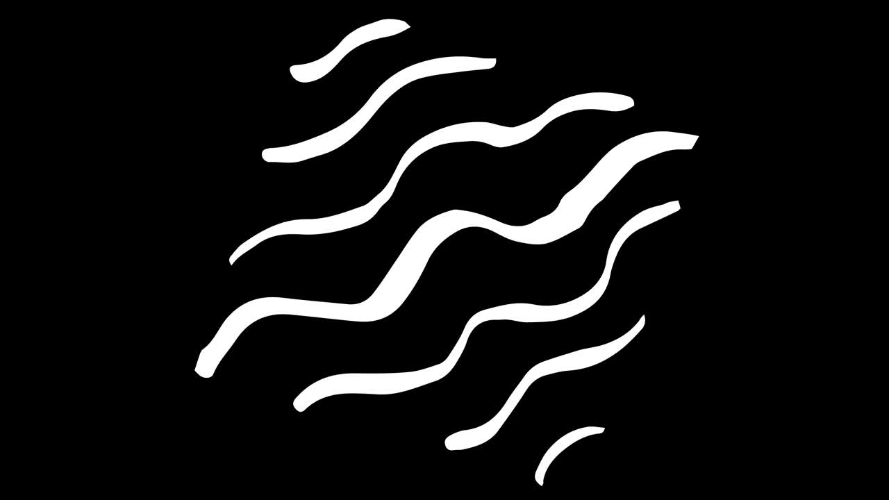 modelo de video 4k con efecto estroboscópico e hipnótico, en formato de video 16: 9.