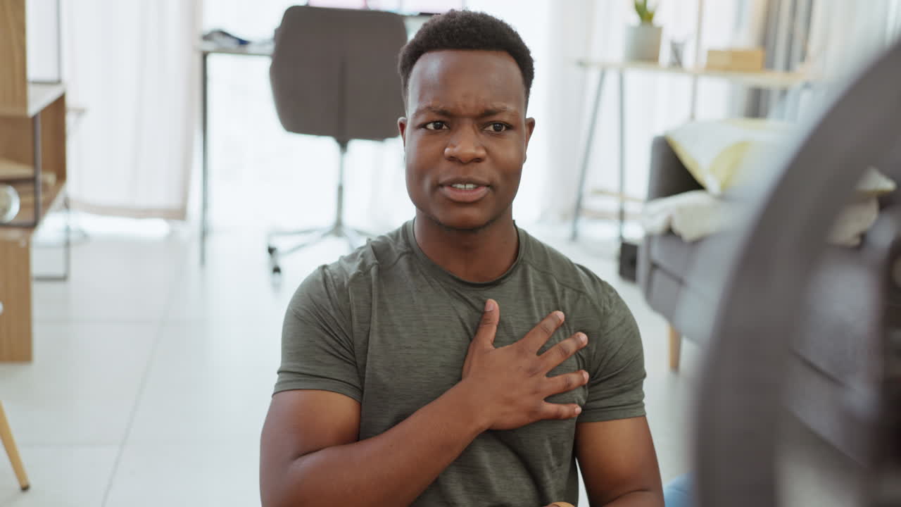 Black man, fitness coaching