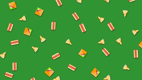 food pattern background
