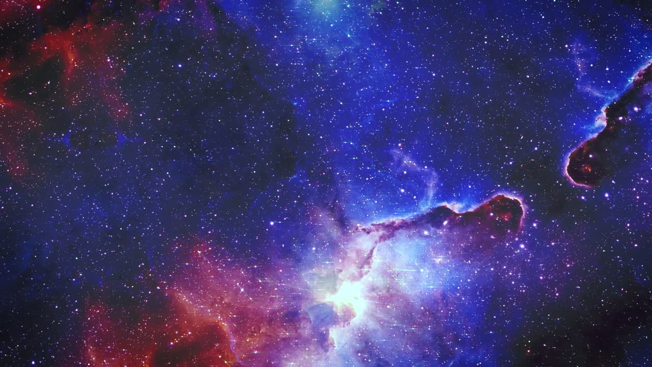 Accattivante animazione CG dello spazio