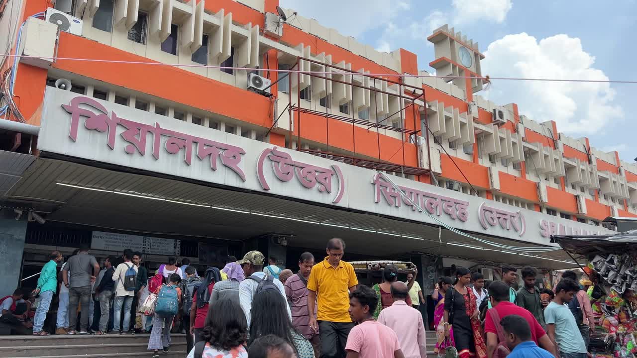 Sealdah railway station is one of the major railway terminal serving Kolkata and Howrah, India.