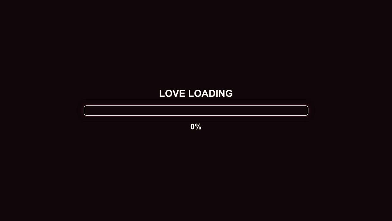 A progressbar animation shows loading status with a bold design. The vibrant bar fills to signify loading completion. This is ideal for streamers and creators during broadcasts